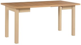 Masa extensibila living/bucatarie Maxine 8, sonoma/stejar alb, 80x80/160 cm, UnicSpot