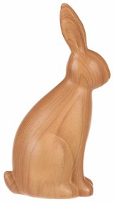Decorație din poliresină Iepure, figurină mare, 12x 7 x 21 cm