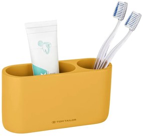 Suport pentru periuța de dinți galben muștar din polirășină Tom Tailor T-Color Bath – Wenko