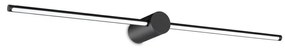 Aplica LED pentru baie cu protectie IP44 Filo ap d075 negru