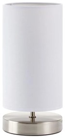 Brilliant - Lampă de masă CLARIE 1xE14/40W/230V crom mat/alb