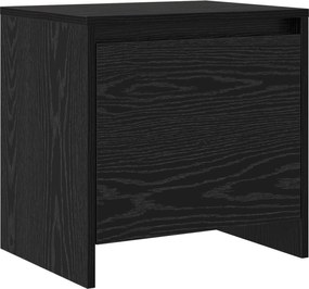 vidaXL Dulap de noapte Stejar Negru 45 x 34 x 44,5 cm Lemn compozit