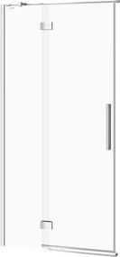 Usa de nisa batanta Cersanit Crea 100 cm sticla 8 mm crom stanga