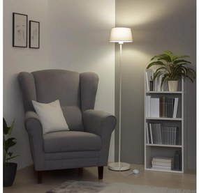 Brilagi - Lampadar LED CERIA 1xE27/40W/230V Ø 25 cm gri/alb