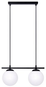 Pendul, Lustra Suspendata Moderna, Negru, 2xE14, GLOBE