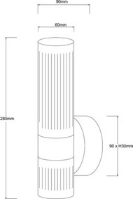 Aplica de perete AMBIENTE LED/6W/230V 3000/4000/6000K, aurie