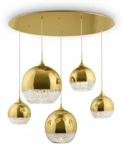 Suspensie moderna 5 becuri E27 Fermi P140-PL-170-5-G Maytoni