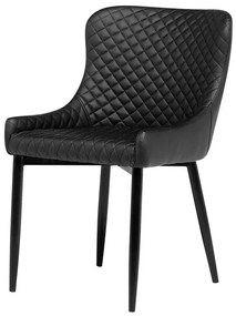 Set 2 buc. scaune pentru sufragerie Soho (negru). 1009898