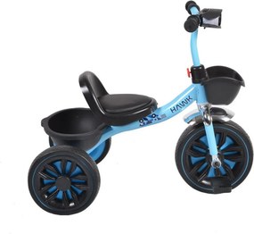 Tricicleta cu pedale NOVOKIDS™ Hawk Trike , Cu melodii si lumini, Doua cosulete pentru jucarii, Max 25 kg, Roti din cauciuc EVA, Cadru metalic, Far