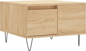 vidaXL Măsuță de cafea, stejar sonoma, 55x55x36,5 cm, lemn prelucrat