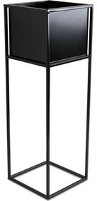 Suport pentru flori 70x24 cm, negru