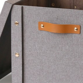 Set de 2 cutii de depozitare cu capac Kitchisimo 30 × 30 × 28 cm, L