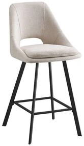 Scaun Bar Nigmos Textil Crem