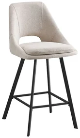 Scaun Bar Nigmos Textil Crem