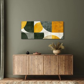 Tablou - Abstracție în culoare de măslin (120x50 cm)