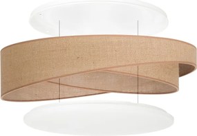 BRILAGI - Plafonieră LED VELVET TWIST LED/24W/230V 4000K diam. 55 cm bej