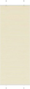 vidaXL Jaluză plisată Crem 80x200cm Lățime țesătură 79,4 cm