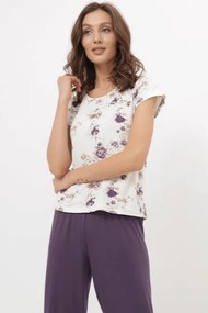 Pijamale femei STEFANIA din bambus XL Violet
