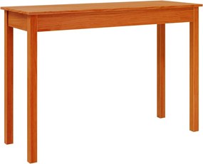 vidaXL Masă consolă, maro miere, 110x40x75 cm, lemn masiv de pin