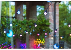Lanț LED RGB decorativ de exterior 20xG45 10m IP44 Wi-Fi Twinkly TWF020STP-BEU