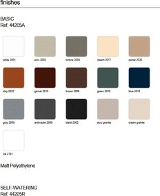 Ghiveci plante design decorativ modern exterior/interior ORIGAMI Yuri 79x79x120cm