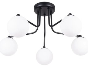 Plafonieră neagră-albă Beam – Sollux