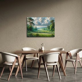 Tablou - Peisaj verde (70x50 cm)