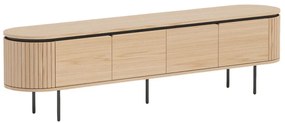 Comoda TV cu furnir de stejar ATELIER 200cm