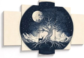 Tablou – Arbore magic cu cerb I. (150x105 cm)