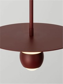 Pendul LED stil minimalist EDEM rosu
