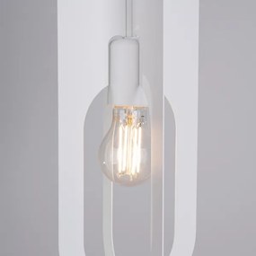 Lustră pe cablu Sollux SL.1360 NICUS 1xE27/15W/230V alb