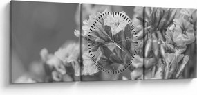 Tablou - Flori uscate (cu ceas) (90x30 cm)
