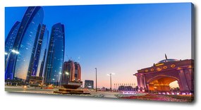 Tablou canvas Străzile din abu dhabi