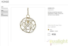 Lustra / Pendul design vintage KONSE SP1 155968