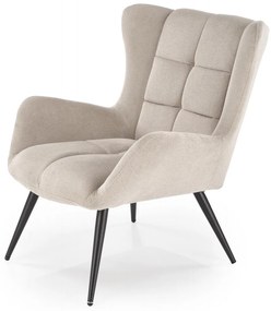 Fotoliu Byron stofa bej H92 cm