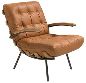 Fotoliu LUX design italian Cowhide brown