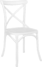 Set 4 scaune BALLINT-POLIPROPILENA- HORECA - ALB