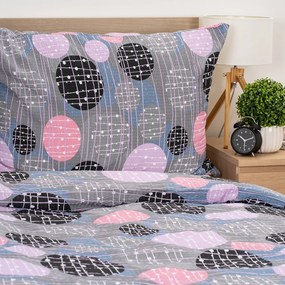 Lenjerie de pat bumbac creponat 4Home Pink illusion, 140 x 200 cm, 70 x 90 cm, 140 x 200 cm, 70 x 90 cm