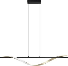 Eglo 902135-LED CONAPRATO — pendul suspendat pe cablu, LED/20W/230V, 2700/4000/6500K, negru/auriu