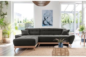 Colțar variabil extensibil Miuform Dazzling Daisy, gri închis