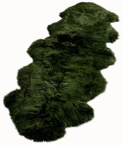 Blană de oaie Native Natural Double, 60 x 240 cm, verde