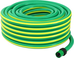 vidaXL Hidrant de grădină 5-straturi Verde și galben 1 / 2'' 100 m PVC