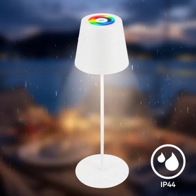 Briloner COLORIS 7559016-LED Lampă de birou LED RGB, 3,5W/5V, IP44, 2000mAh, Wi-Fi Tuya