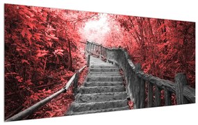 Tablou cu trepte prin peisaj  (120x50 cm), în 40 de alte dimensiuni noi
