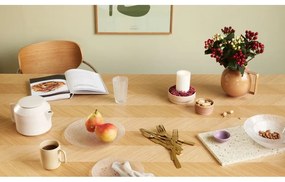 Masă de dining în culoare naturală din lemn de stejar 100x200 cm Herringbone – Hübsch