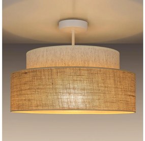 Lustră aplicată BOHO 1xE27/60W/230V crem/bej