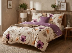Lenjerie de pat din microfibra flanel CURVARA crem Dimensiune lenjerie de pat: 70 x 90 cm | 140 x 200 cm