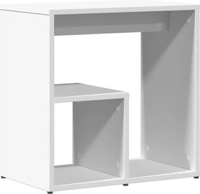 vidaXL Masă laterală, alb, 50x30x50 cm, PAL