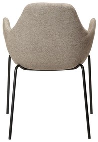 Fotoliu bej cu tapițerie din țesătură bouclé Zimmer – DAN-FORM Denmark