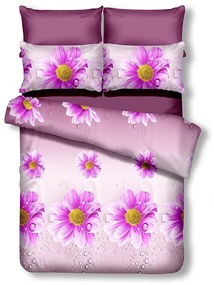 Lenjerie de pat din microfibra violet deschis, EMERALD SUSA Dimensiune lenjerie de pat: 2 buc 80 x 80 cm | 200 x 220 cm